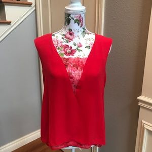 BCBGMAXAZRIA Red Party Blouse 🎉